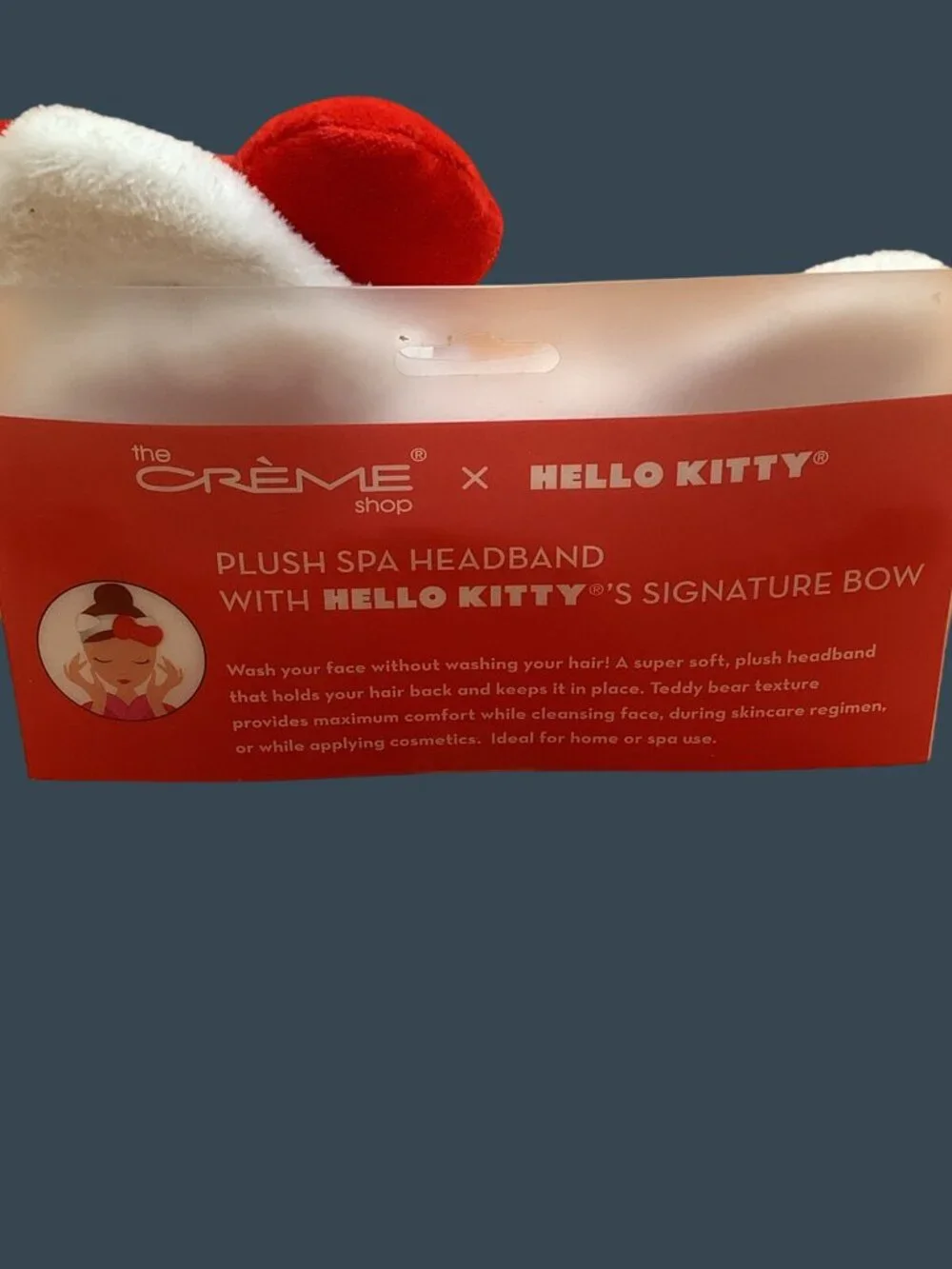 Hello Kitty Signature Plusg Bow Headband Spa Bath Time The Creme Shop x